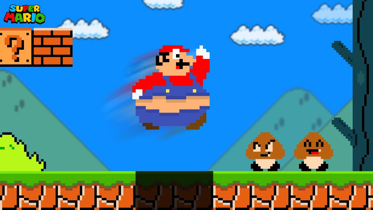 Every Time Mario Jumps, He Gets FATTER!