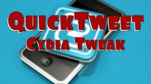 QuickTweet: Tweet From Notification Center on iPhone, iPod Touch & iPad