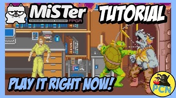 PLAY IT NOW | Tutorial | Teenage Mutant Ninja Turtles 1989 Arcade WIP Core | MiSTer FPGA DE10 NANO