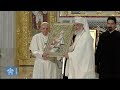 Pope prays in Bucharest's spectacular new Orthodox cathedral