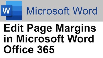 ✔️ Microsoft Word - Edit  Page Margins - Office 365 - Mirrored Margins