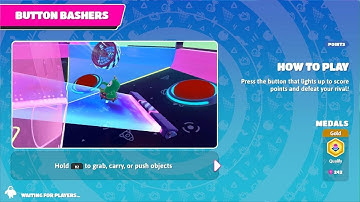 Fall Guys Season 4 Fame Pass 13 Button Basher Royale Win #1