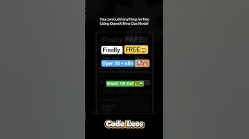 Build ANYTHING 100% FREE with OpenAI OSS + n8n 🤖🔥 #shorts #ai #n8n #tech #openai
