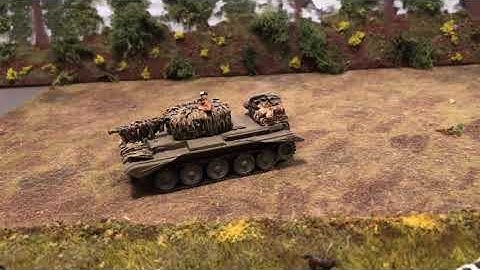 1/72 scale WW2 British tank - Cromwell w/ Hessian Tape Camouflage  💥 Diecast model by Hobby Master