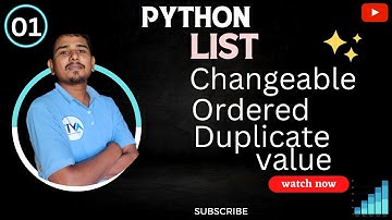 How Python List is Changeable,Allow duplicate values and ordered in hindi#pythonlist