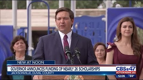 Gov. Ron DeSantis announces funding of nearly 2,000 scholarships