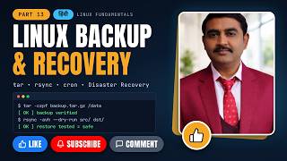 Linux Backup and Recovery in Hindi | tar, rsync, cron, Database Backup | Part 13