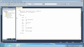 Writing a windows assembly program with visual C++ express/visual studio part3