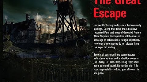 Commandos Beyond the Call of Duty: Mission 7 The Great Escape