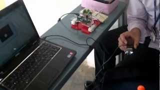 RED ball recognized ROBOT based on webcam using Image processing