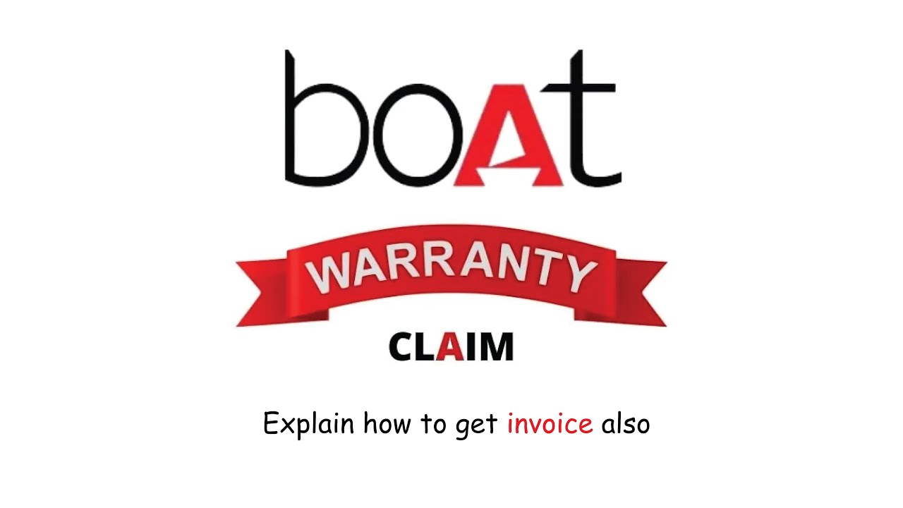How to claim boat warranty Explained in detail with Invoice Tamil