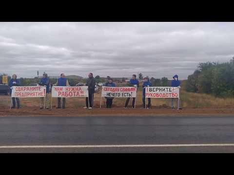 Забастовка СГЦ Вишневский Оренбург 11.09.2017