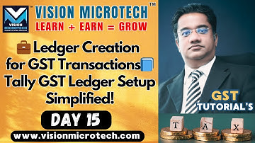 💼 Ledger Creation for GST Transactions📘 | Tally GST Ledger Setup Simplified!