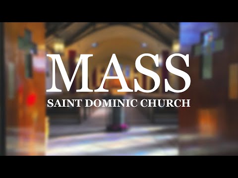 Mass at Saint Dominic Church on Wednesday July 20, 2022