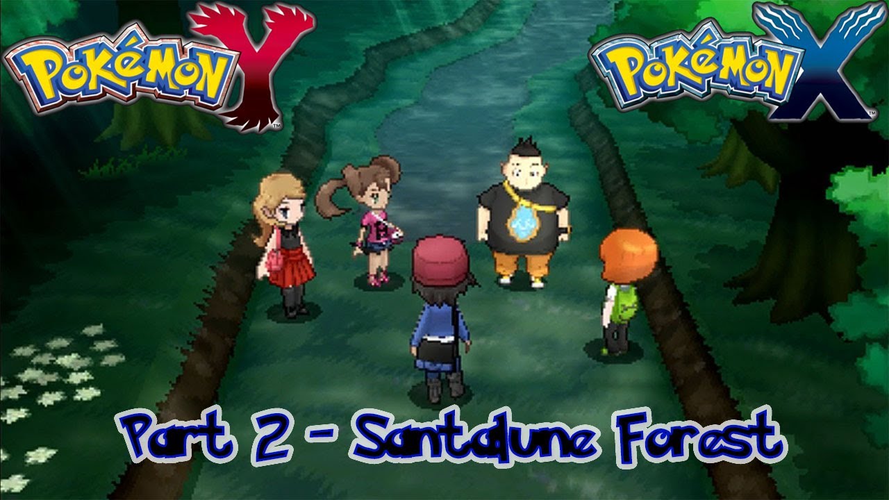 Pokemon X/Y - Walkthrough/Playthrough - Part 2 - [Santalune Forest]