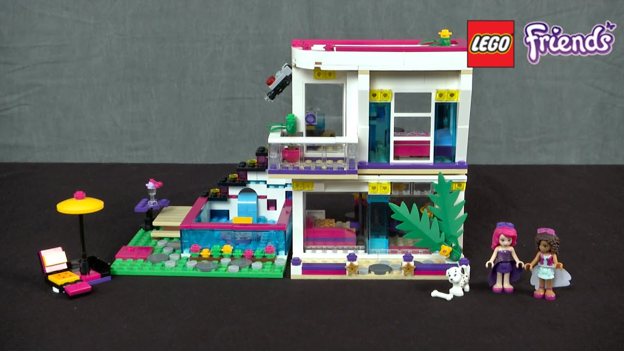Lego Friends Livis Pop Star House From Lego Youtube