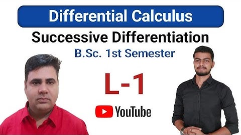 Differential Calculus Bsc First year. Successive Differentiation #successivedifferentiation