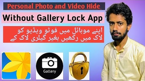 how to hide gallery pictures and videos on android without app.||  photo and video locker for free||