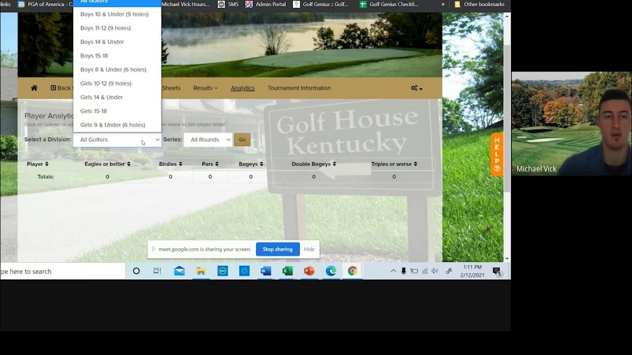 Golf Genius Tournament Portals YouTube