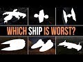 Which Star Wars Faction has the WORST SHIP? | Factions Compared ft. Bombastic