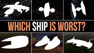 Which Star Wars Faction has the WORST SHIP? | Factions Compared ft. Bombastic