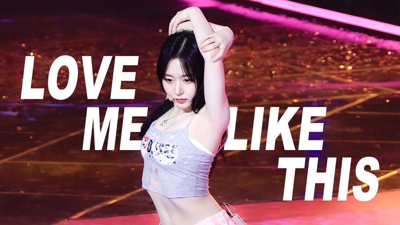[4K] NMIXX (엔믹스) K-WAVE CONCERT 인기가요 | Haewon 'Love Me Like This' Fancam 해원직캠