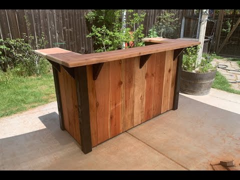 Outdoor/Patio Bar DIY // Outdoor Living