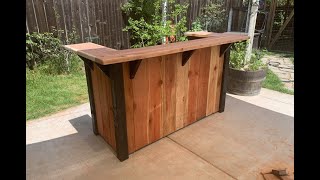 Outdoor/Patio Bar DIY // Outdoor Living