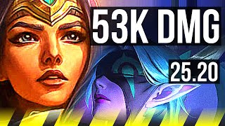 SIVIR & Karma vs VAYNE & Bard (ADC) | 12/1/15, 53k DMG, Godlike | EUW Master | 25.20