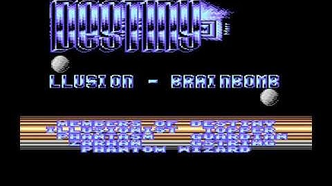 Destiny Intro - Commodore 64 - C64 - Basketball Manager - Cracktro