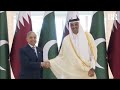 PM Shehbaz Sharif meets the Amir of Qatar, Sheikh Tamim bin Hamad Al Thani