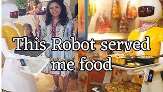Lucknow robot restaurant | miss Ruby #robotrestaurant #lucknow #robotwaiter