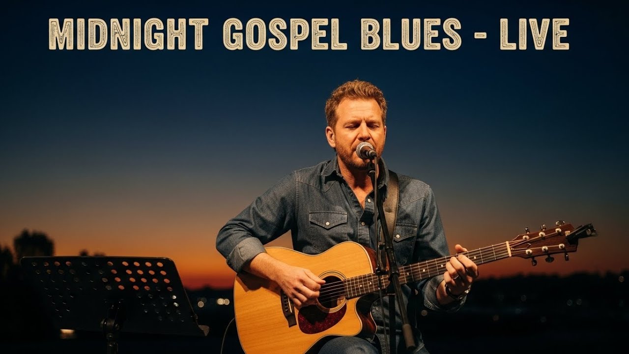 🎧 LIVE: Midnight Gospel Blues | Spiritual Guitar for Peace & Healing