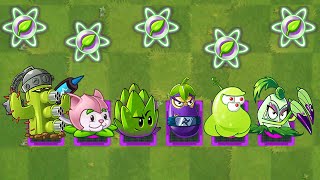 PvZ 2 Mod All PIERCING Plants Max Level Power-Up! vs All Zombies 2