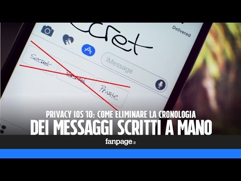 Video: Come Cancellare La Cronologia Dei Messaggi