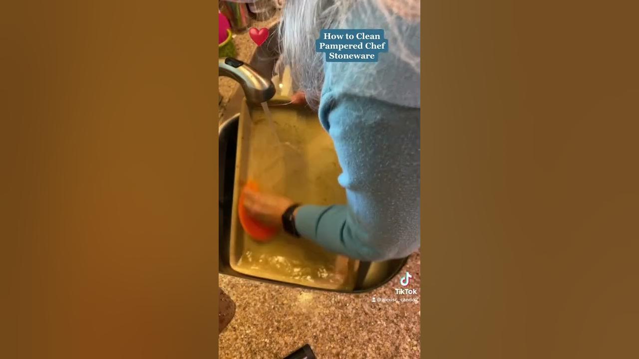 How to Clean Pampered Chef Stoneware YouTube
