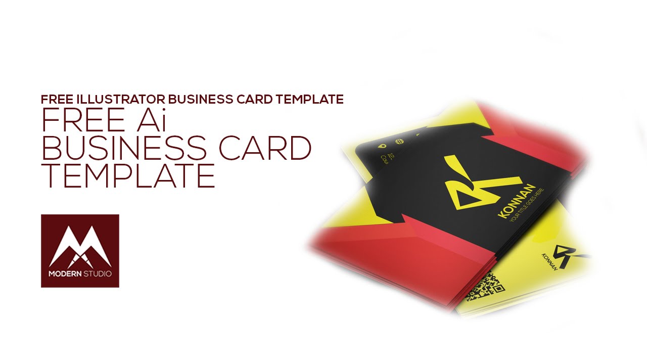 free business card template illustrator youtube illustrator business card template