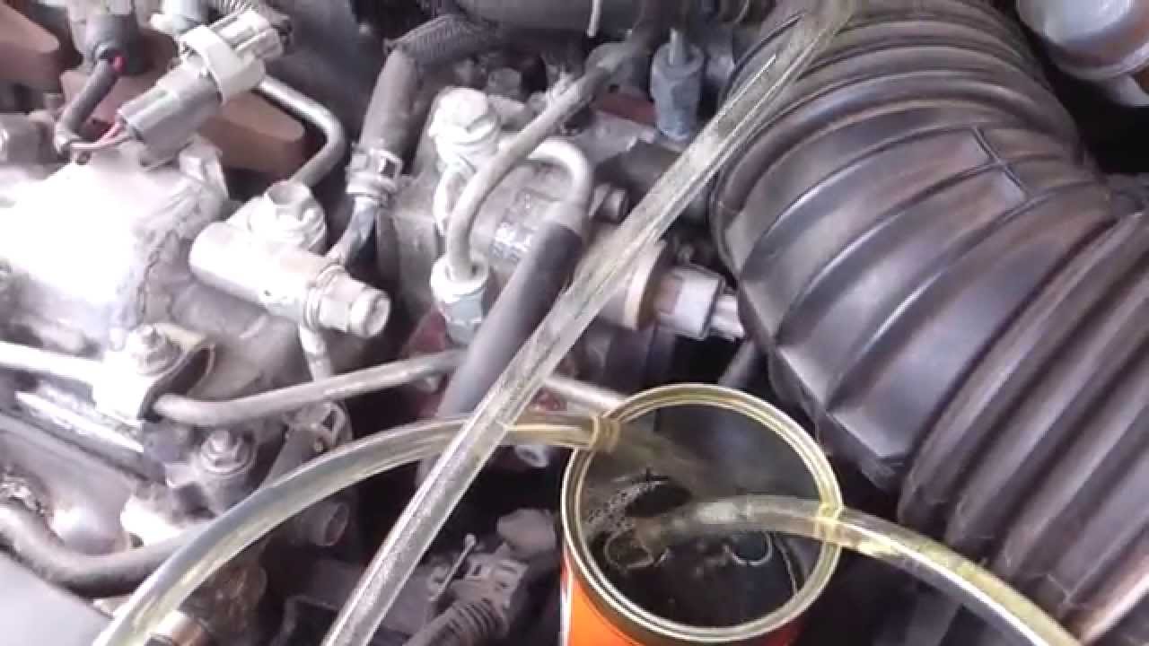 Avensis T25 2.2 D-Cat Cleaning The Injectors Using Tec 2000 - Youtube