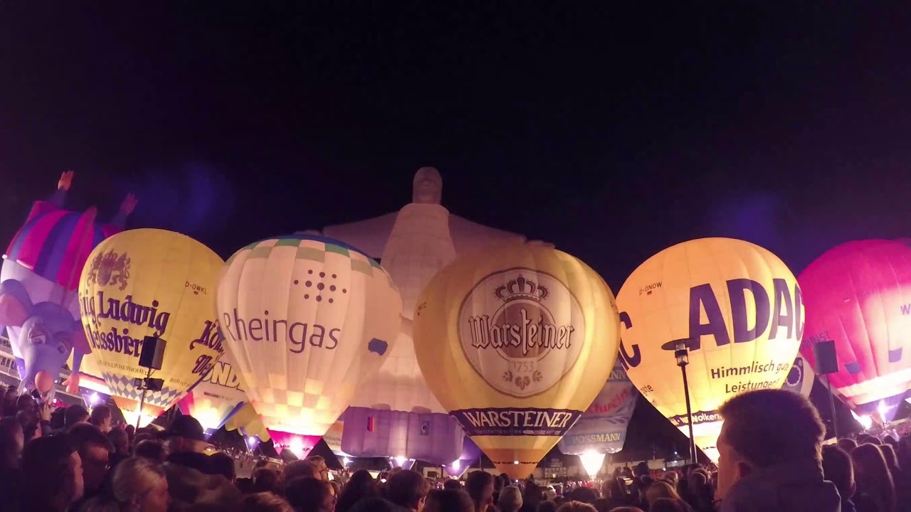 Night-Glow - 28. WIM Warsteiner Internationale Montgolfiade | GoPro HD