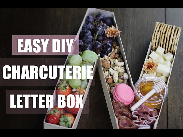 DIY Charcuterie Letter Box 