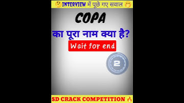 COPA full form in hindi #viral #trending #shortsfeed #shortsviral #gkinhindi #shorts