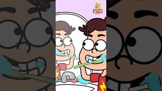 Canción del Cepillado | Hacky Baby | Hábitos Saludables | Canciones Infantiles #shorts