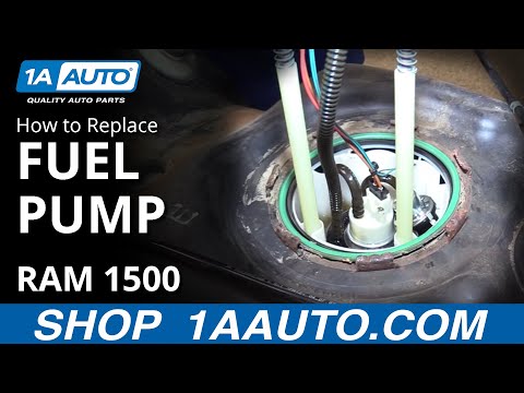 How to Install Replace Fuel Pump 26 gal. Gas Tank 2008 Dodge Ram 1500 BUY AUTO PARTS AT 1AAUTO.COM