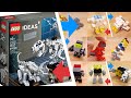 How to build mini LEGO brick transformer robots with 21320 LEGO set(Dinosaur Fossils)