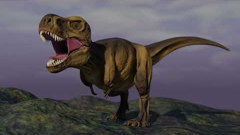 Tyrannosaurus Rex Blender Timelapse