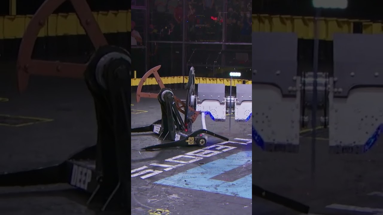Two of the biggest bots collide!