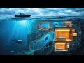 This man built a SECRET HOUSE in an UNDERWATER/SEA CAVE — Building a house in the open sea (ASMR)