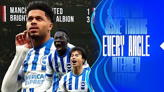 EVERY ANGLE | Mitoma, Minteh and Georginio Strike At Old Trafford