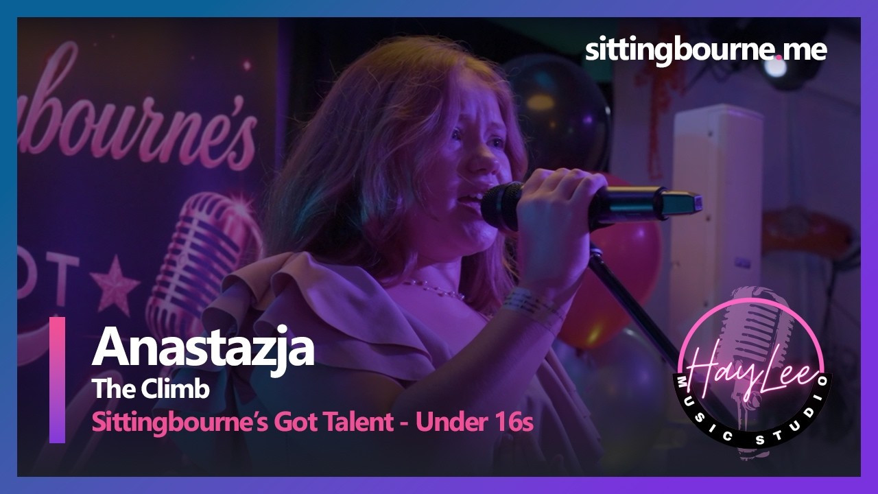 Anastazja performing ‘The Climb’ at Sittingbourne’s Got Talent
