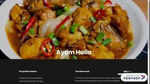 STB056 - WTC: WhaToCook Recommendation System using Content Based-Filtering